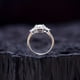 thumbnail image 4 of 925 Sterling Silver Moissanite Engagement Ring Set - 3 Ct, D Color, VVS1 Clarity - Perfect for Weddings and Special Occasions, 4 of 4