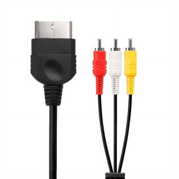RCA For Xbox Cable,AV For Xbox Cable,RCA Composite Audio Video AV Cable For Original Classic Microsoft Xbox Gen 1.
