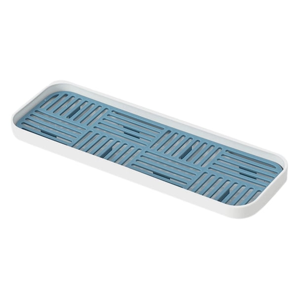 Escurridor Lateral Para Fregadero De Cocina, Bandeja De Café, Estante Organizador De Varias Escenas, Azul, Talla S