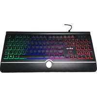 Genérico - Teclado Gamer Retroiluminado Rgb Weibo Negro