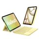 thumbnail image 1 of Funda con teclado Inateck para iPad 11" ultraligera amarilla, 1 of 8