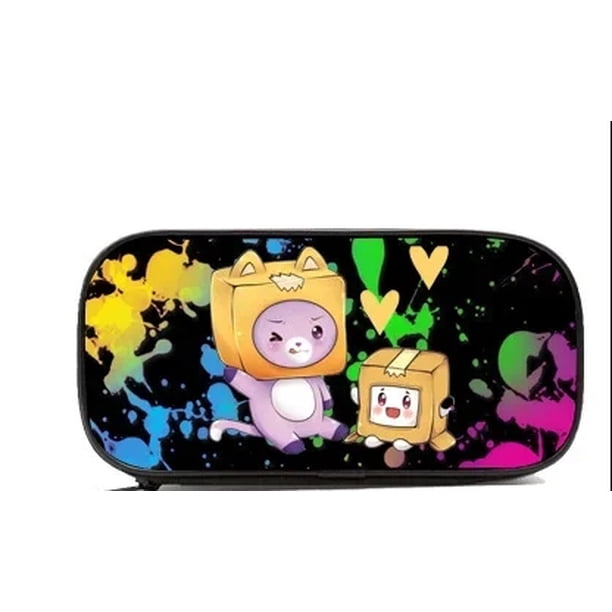 3PC-SET LankyBox Carton Villain Primary and Secondary School Students School Bag Children Lunch Bag Pencil Case Mochila