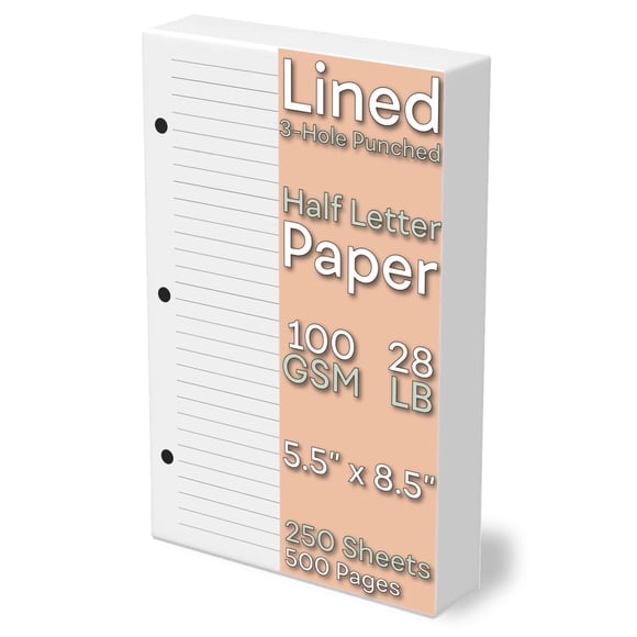 Papel Rayado Sort Out My Life 14 cm × 21 cm – 250 Hojas