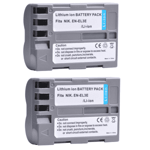 Genérico - 2 Baterías En-El3E Nikon Alternativa