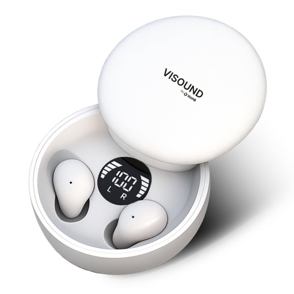 Auriculares intrauditivos VISOUND VionB inalámbricos BT 5.4 IPX5 blanco
