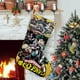 thumbnail image 1 of My Hero Academia Tema: Calcetines de Navidad, fino lino blanco para colgar en escaleras y chimenea, decoración navideña para el hogar, regalo de Navidad. 45cm × 32cm, 1 of 5