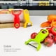 thumbnail image 2 of Pelador de verduras KITCHPOWER con cuchillas de acero al carbono, paquete de 3, 2 of 7