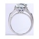 thumbnail image 4 of Anillos de Boda de Moissanita Corte Redondo de 5 Uds para Mujer Color D VVS1 Anillos de Diamante de Plata Esterlina Anillos de Compromiso de Moissanita Azul/verde/rojo con Certificado, 4 of 9