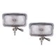 thumbnail image 2 of 2 Faros Delanteros De 12 V, Montaje Universal Para Motocicleta, Lámpara De Cabeza Rectangular, 55 W, Cromado, 2 of 5