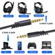 thumbnail image 3 of Cable para auriculares LecLooc 2,0 m con control de volumen, 3 of 8