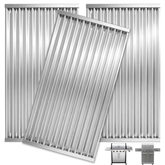 Placas Emisoras DcYourHome de Acero Inoxidable de 17" Paquete de 3
