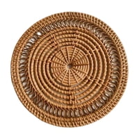 Bothyi - Cesta De Pared Decoración Tazón Tapetes Posavasos Redondos Para La Decoración De La Habitación De La Granja Flor Redonda 30 Cm