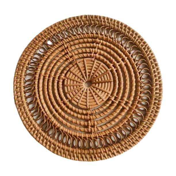 Cesta De Pared Decoración Tazón Tapetes Posavasos Redondos Para La Decoración De La Habitación De La Granja Flor Redonda 30 Cm