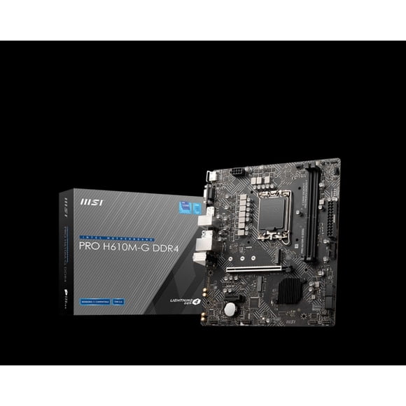 Placa Madre MSI PRO H610M-G DDR4 M-ATX LGA1700 M.2