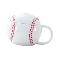 Bothyi - Taza De Jugo De Café De Cerámica Taza De Fútbol Para Beber Taza De Fútbol Para El Dormitorio De La Cocina Béisbol
