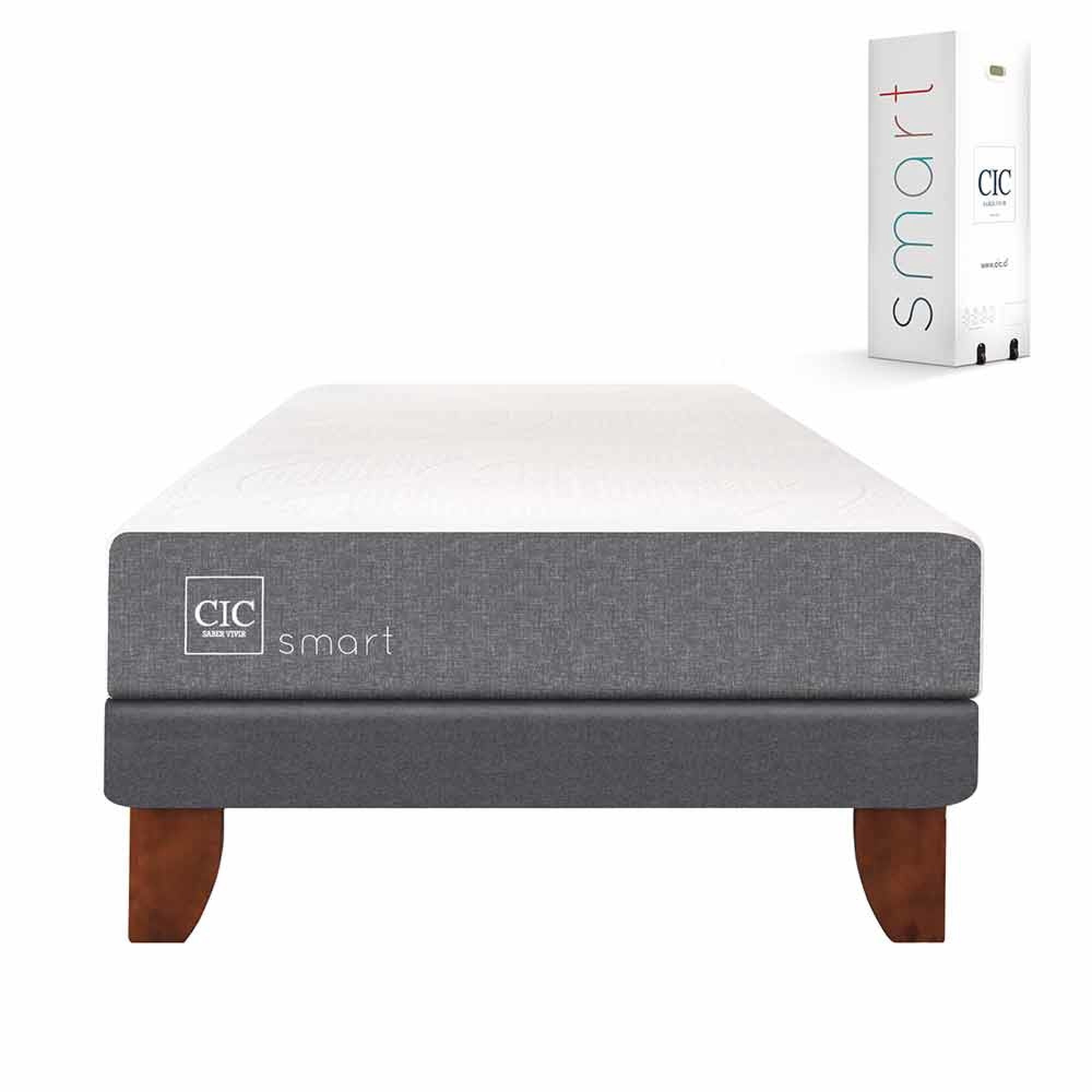Cama Europea Smart 1.5 Plaza Base Dividida