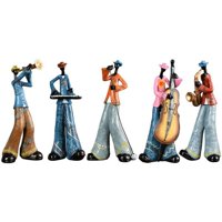 Magideal - Estatuas De Bandas De Rock, Esculturas De Melodías, Colecciones De Artesanías De Resina, Figuras De Músicos, Decoración Del Hogar Para Dormitorio Y Ba