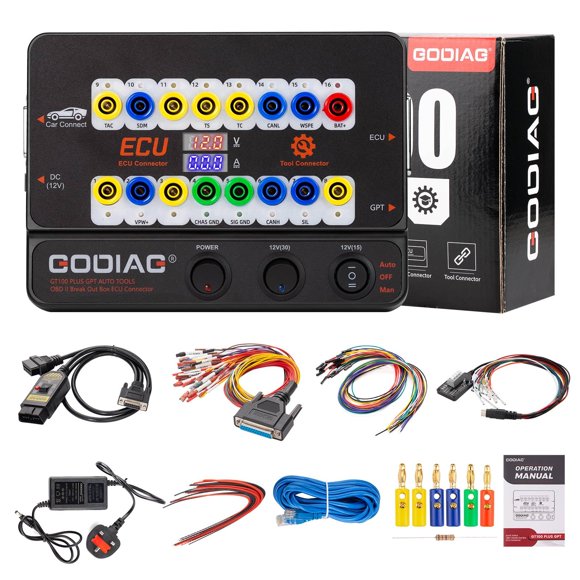 Caja de Expansión OBDII GODIAG GT100+ GPT con DOIP para ECU