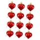 thumbnail image 1 of 12 Piezas De Adornos De Corazón Para Decoración Del Día De San Valentín, Adornos Románticos En Forma De Corazón, Rojo, 1 of 3