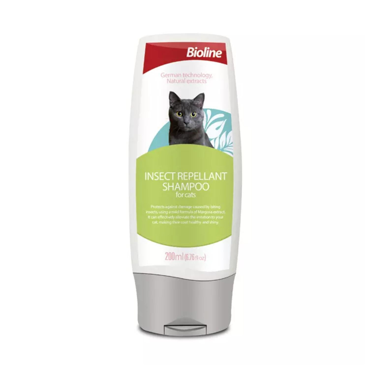 Total Click - Shampoo Repelente De Insectos Para Gatos 200ml Bioline