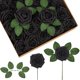 thumbnail image 1 of Rosas artificiales de espuma negra InnoGear, 50 unidades, 1 of 7