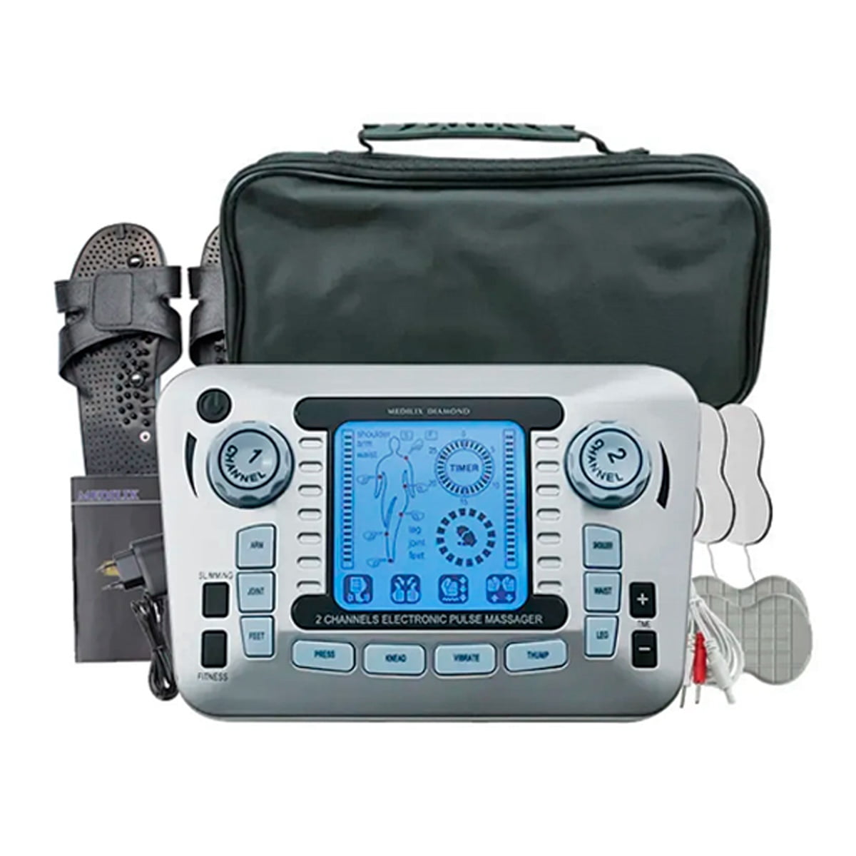 Genérico - Tens Electropulso Masajeador De Pies 20 Intensidades - As979