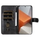 thumbnail image 2 of Funda con Cremallera para Xiaomi Redmi Note 13 Pro Plus 5G, Carcasa Cartera de Cuero PU con Soporte y Tarjetero, 2 of 6