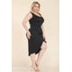 thumbnail image 5 of Vestido Midi De Talla Grande Con Lazo Lateral Y Parte Delantera Cruzada De Color Liso, 5 of 5