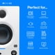 thumbnail image 3 of Monitores Media Reference PreSonus Eris de 3,5 pulgadas en blanco, 3 of 7