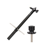 Ioensy - Regulador De Altura Horizontal Para Patilla De Cambio De Bicicleta Para Bicicletas De Carretera, Color Negro