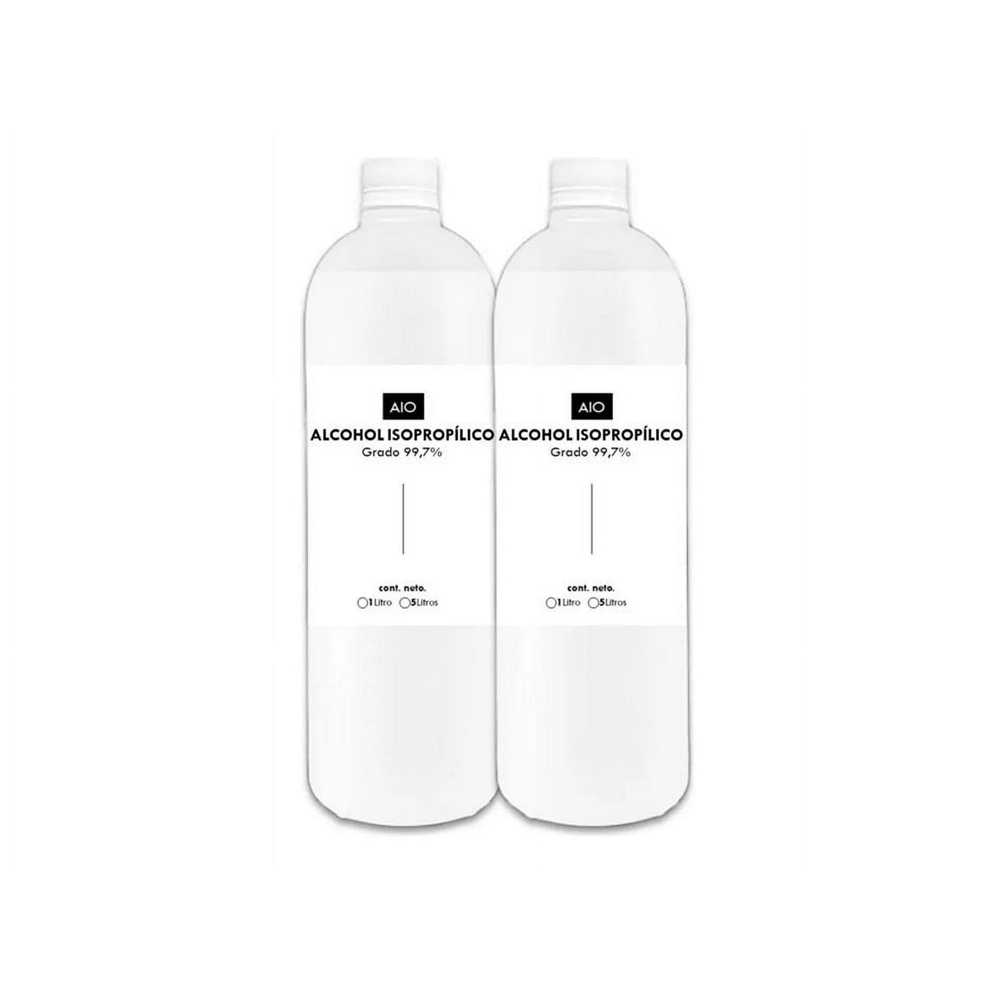 Genérico - Kit X2 Alcohol Isopropílico 99,7% De 1 Litro.