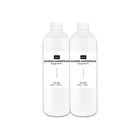 Genérico - Kit X2 Alcohol Isopropílico 99,7% De 1 Litro.