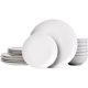 thumbnail image 1 of Vajilla Amazon Basics de porcelana, 18 piezas, 1 of 3