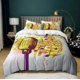 thumbnail image 2 of Sheet Music Audiophile Quilt Duvet Cover Set Kids Children Doona Cover Soft3-Piece Bedding Set, 2 of 5