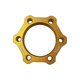 thumbnail image 4 of Bujes Roscados De Aluminio Para Bicicleta MTB Base Del Adaptador Del Rotor Del Freno De Disco Dorado 44 Mm, 4 of 5