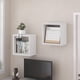 thumbnail image 3 of Repisas flotantes Furinno Cubicle para pared, blancas, 3 of 7