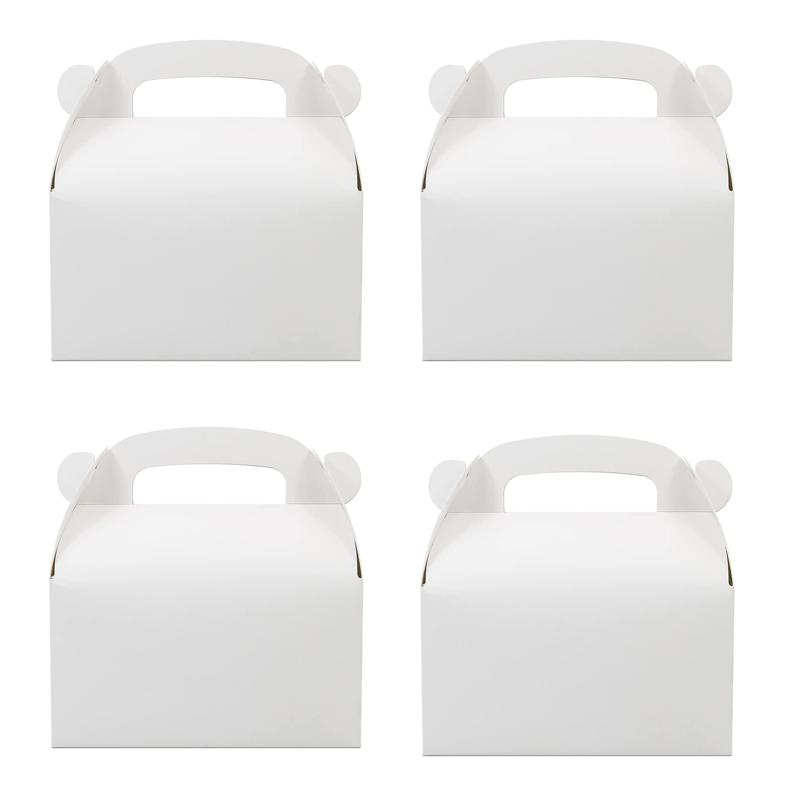 Cajas De Regalo Oletx, Paquete De 30 Unidades, Para Regalo De Fiesta, Color Blanco, Con Asas