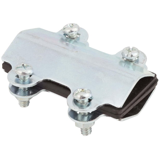 Abrazadera de reparación para tubería Do It Best 410353, acero recubierto, 3/8 a 3/4 pulg.