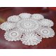 thumbnail image 1 of Mantel redondo Damanni 70 cm blanco de algodón crochet, 1 of 6