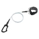 thumbnail image 1 of Freediving Lanyard Leash Correa de seguridad Correa de pulsera de acero inoxidable resistente Cuerda de seguridad Cordón de buceo para equipo de buceo, 1 of 5