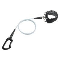 Magideal - Freediving Lanyard Leash Correa De Seguridad Correa De Pulsera De Acero Inoxidable Resistente Cuerda De Seguridad Cordón De Buceo Para Equipo De Buceo