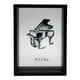 thumbnail image 1 of Cuadro De Vidrio Marco Negro Diseño Piano Decorativo Grande, 1 of 5