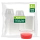 thumbnail image 1 of Vasos desechables de plástico para porciones Freshware de 60 ml con tapas, 100 juegos, 1 of 4
