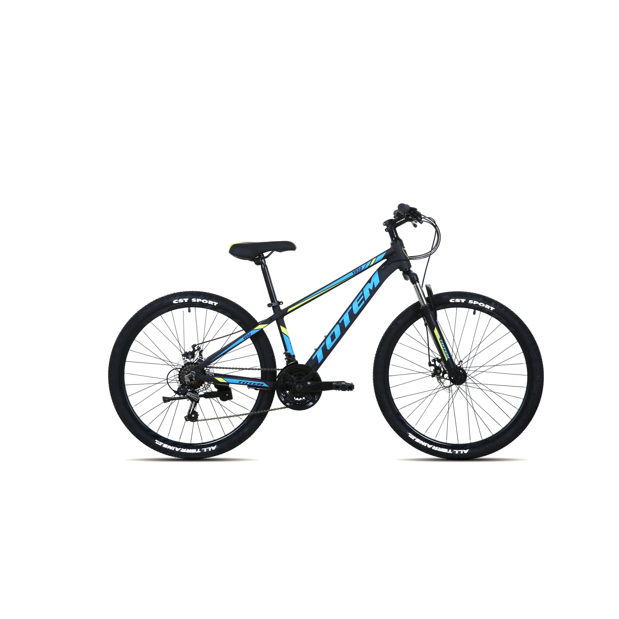 Totem - Bicicleta Mtb Aro 26 Modelo Y650 Negro Azul