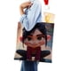 thumbnail image 4 of Vanellope Bolso de tela con estampado de lienzo para mujer, bolsa de compras reutilizable y estética, con cremallera interior, regalo para mujer,38*45cm., 4 of 6