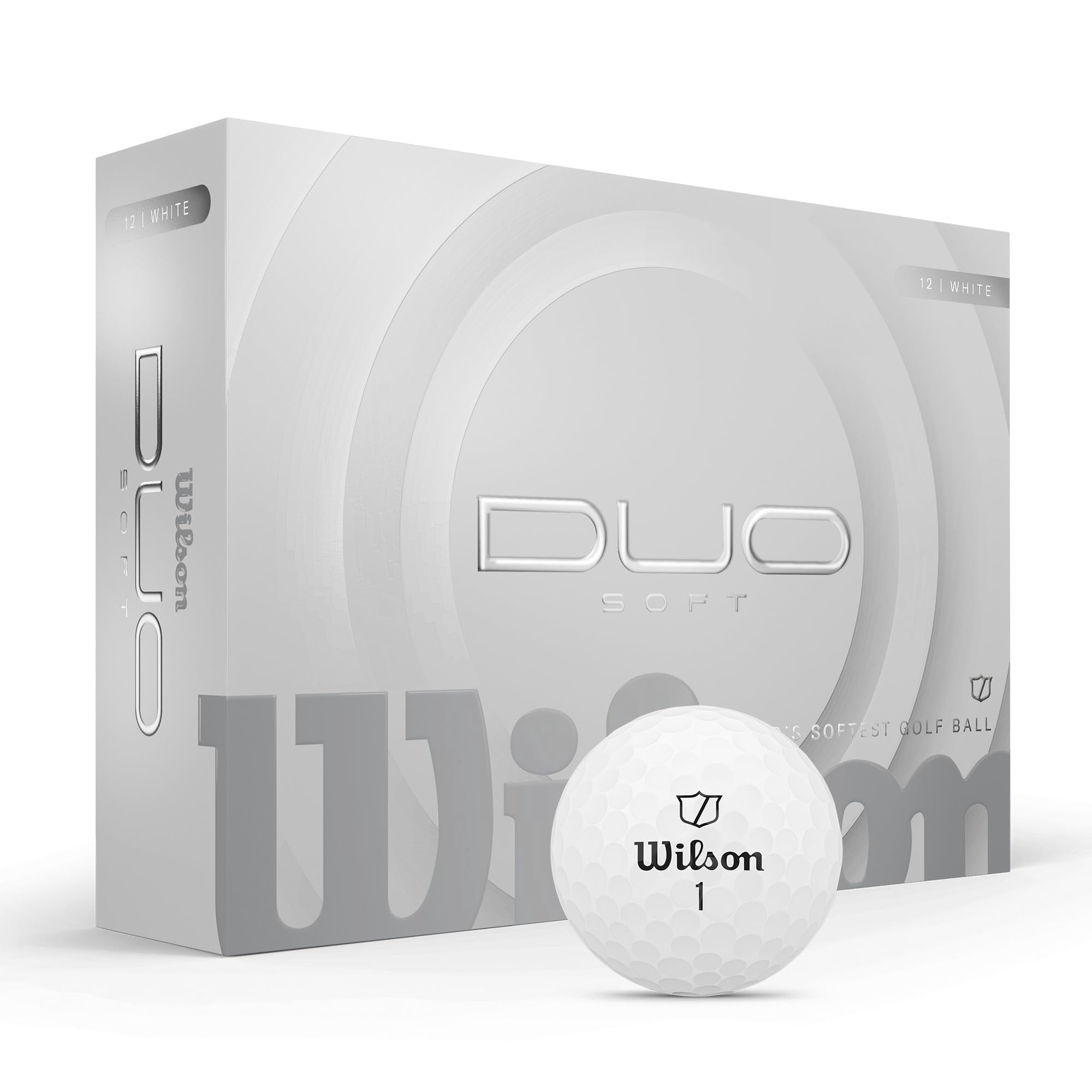 Pelotas De Golf Wilson 2025 Duo Soft White 12 Pelotas
