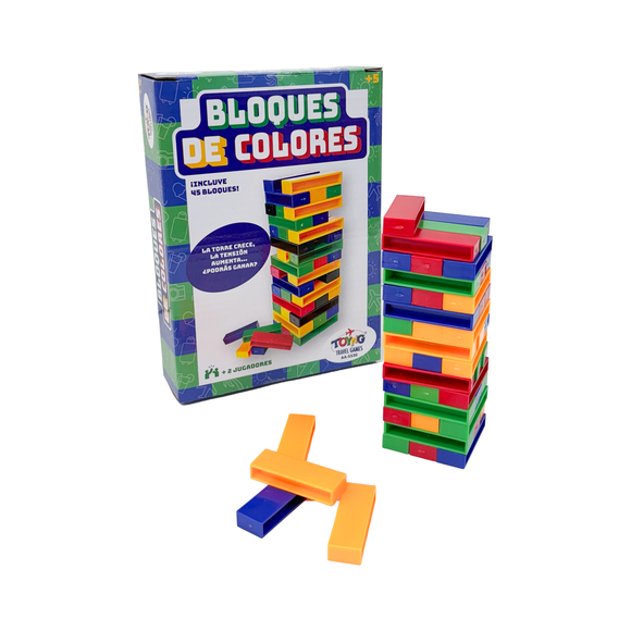 Juego de Mesa Travel Game Bloques de Colores – Toyng