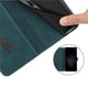 thumbnail image 5 of Funda tipo cartera para Motorola Moto G86 Power 5G con tarjetero, bolsillo para billetes, soporte, cierre magnético y correa para la muñeca, funda tipo folio con textura geométrica verde, 5 of 5