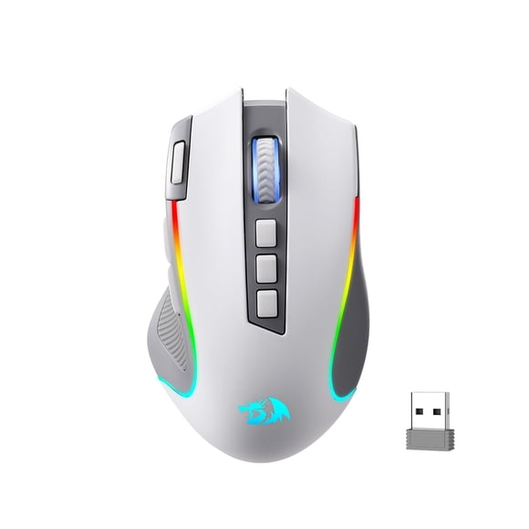 Ratón para juegos Redragon M612 PRO RGB 8000 DPI con cable/inalámbrico