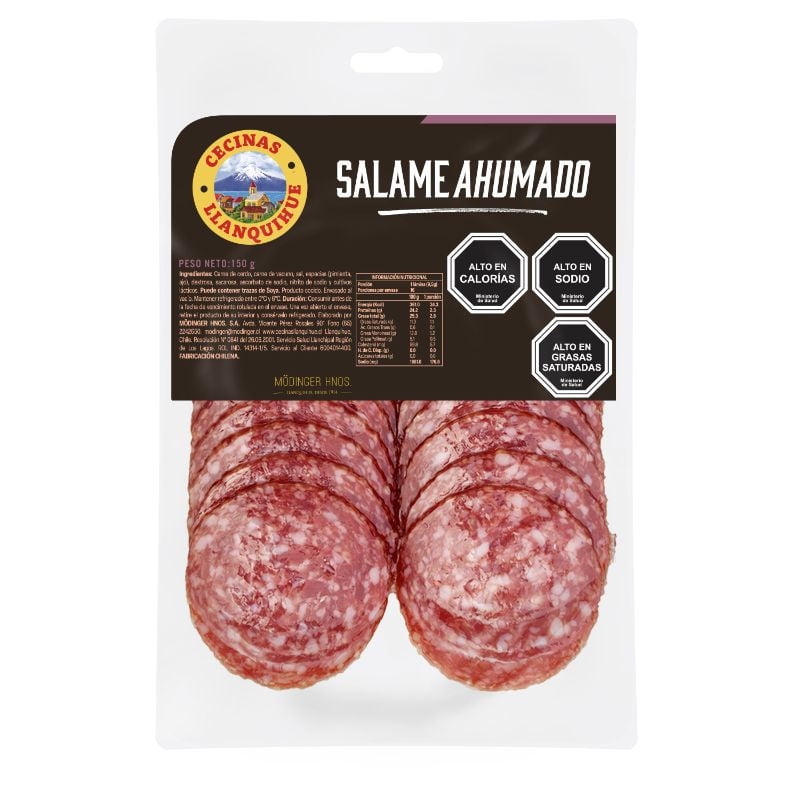 Salame Ahumado 150 g Llanquihue